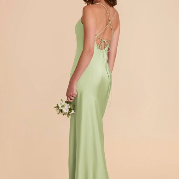 BIRDY GREY Olivia Pale Pistachio Bridesmaids Dress - Size L - Picture 1 of 3
